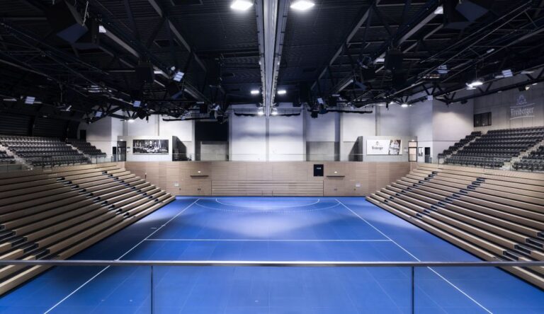 Spielstätte des TV Großwallstadt bekommt hochmodernen Hallenboden aus Glas 