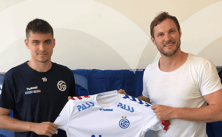 Vertragsunterzeichnung: Linkshänder Dmytro Redkyn erhält Profivertrag beim TV Großwallstadt