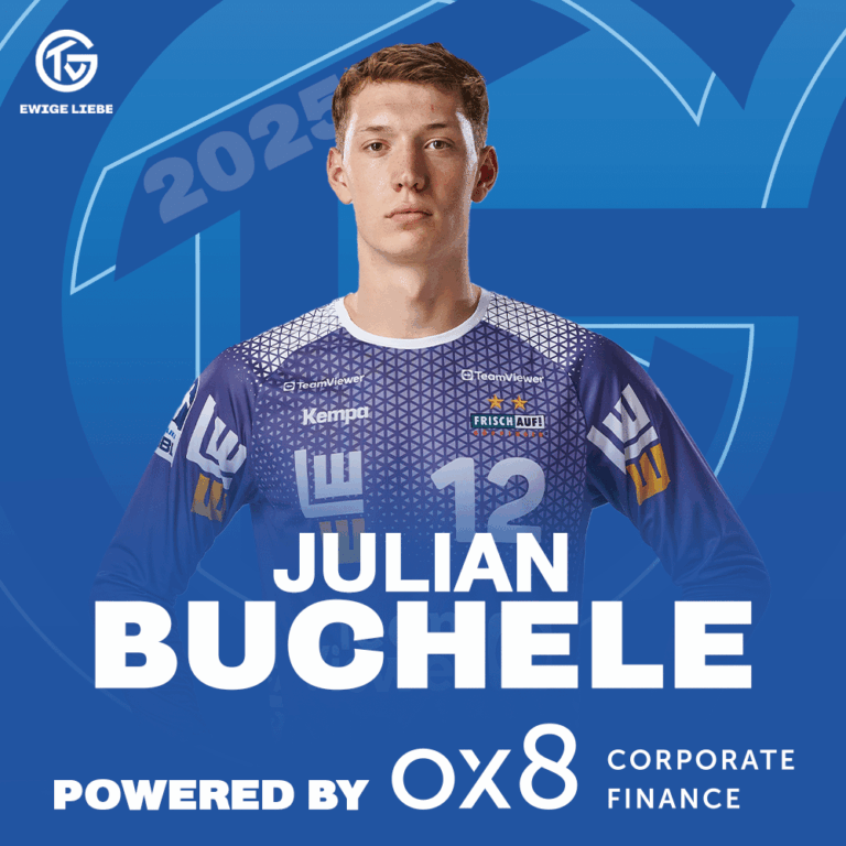 Julian Buchele von Frisch Auf Göppingen erhält Zweifachspielrecht beim TV Großwallstadt